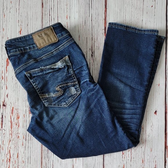 Silver Jeans Denim - Silver Suki Capri Jeans 29x22.5